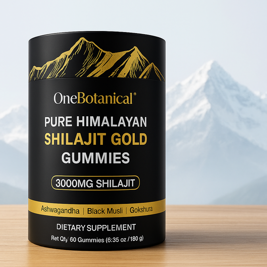 Shilajit Gold Gummies – Énergie Vitalité Performance Naturelle 60 bonbons par boîte (GN)