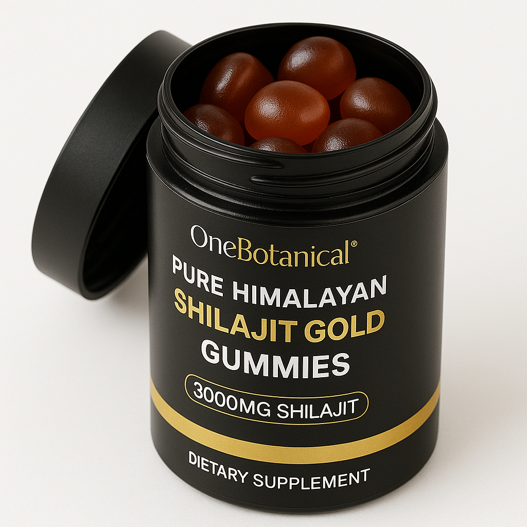 Shilajit Gold Gummies – Énergie Vitalité Performance Naturelle 60 bonbons par boites (GN)