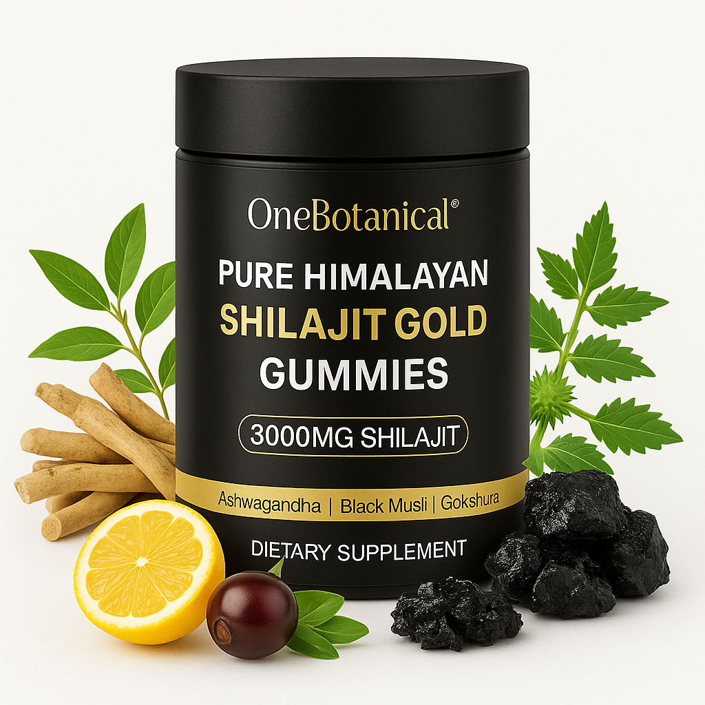 Shilajit Gold Gummies – Énergie Vitalité Performance Naturelle 60 bonbons par boites (GN)
