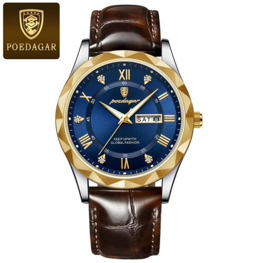 Poedagar Leather Watch
