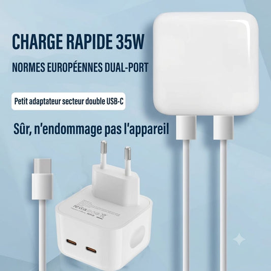 Chargeur Rapide iPhone 20W & 35W