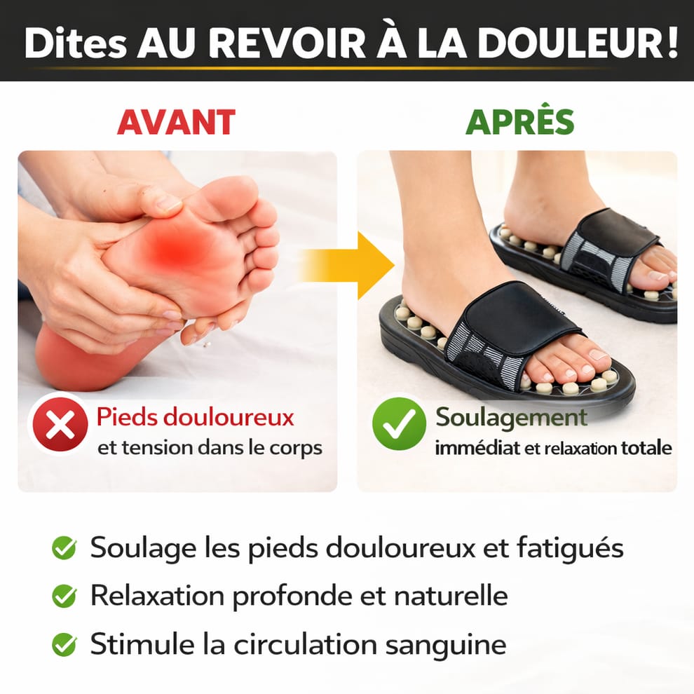 Sandales de massage/Réflexologie